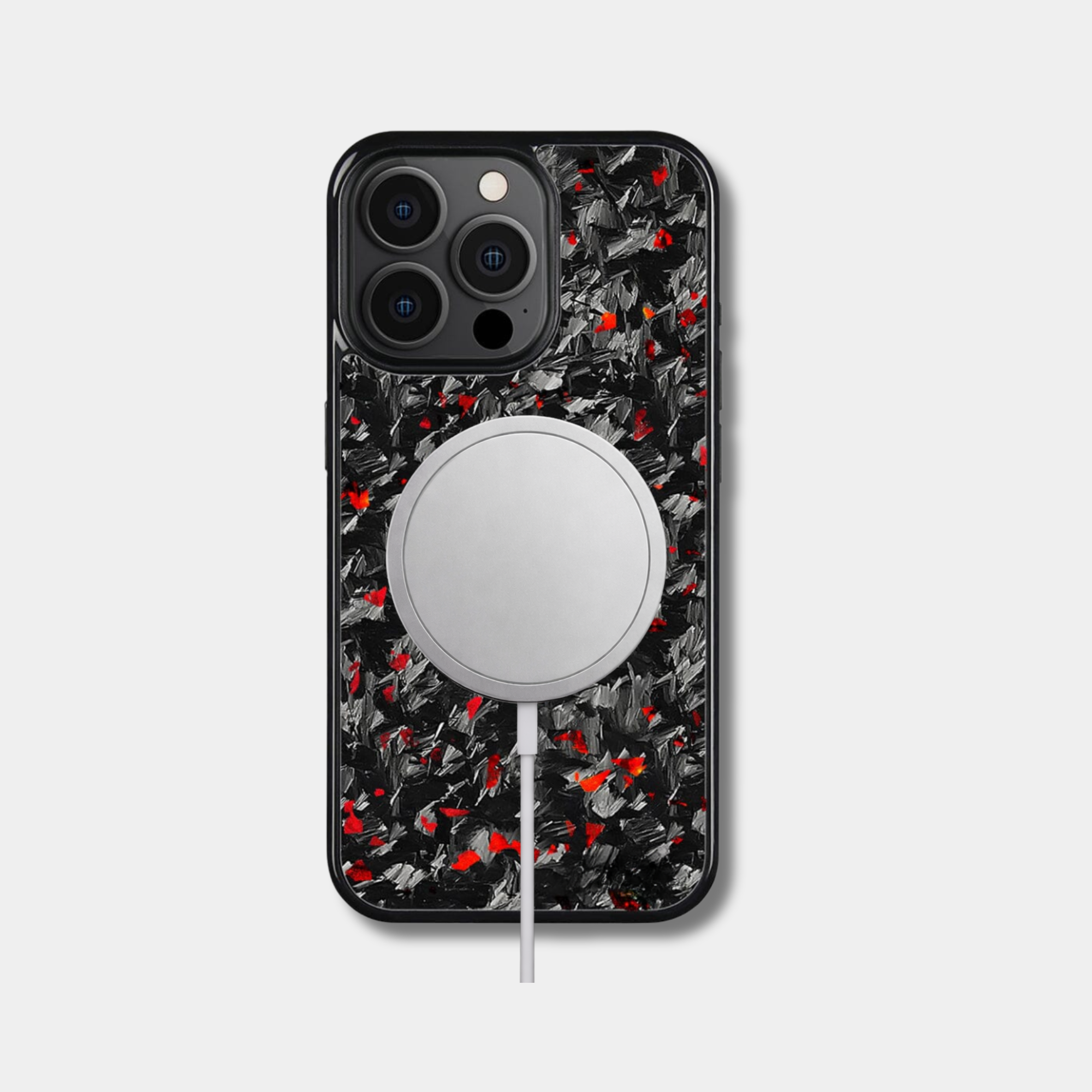 Coque iPhone Carbone BRUTE colorée