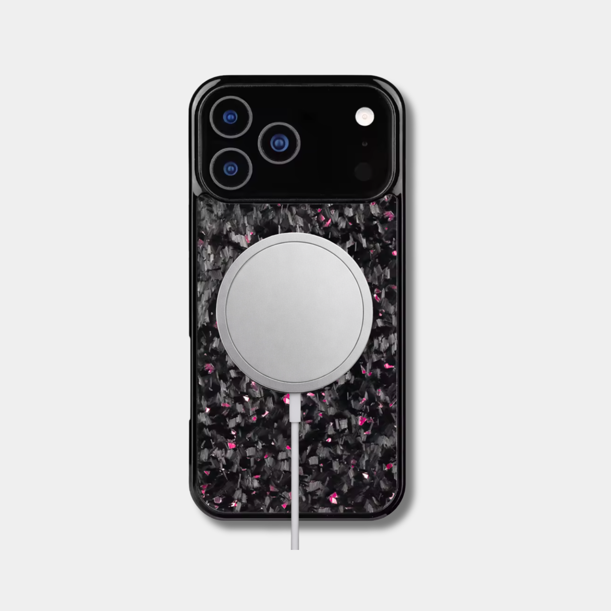 Coque iPhone Carbone BRUTE Rose / Édition limitée